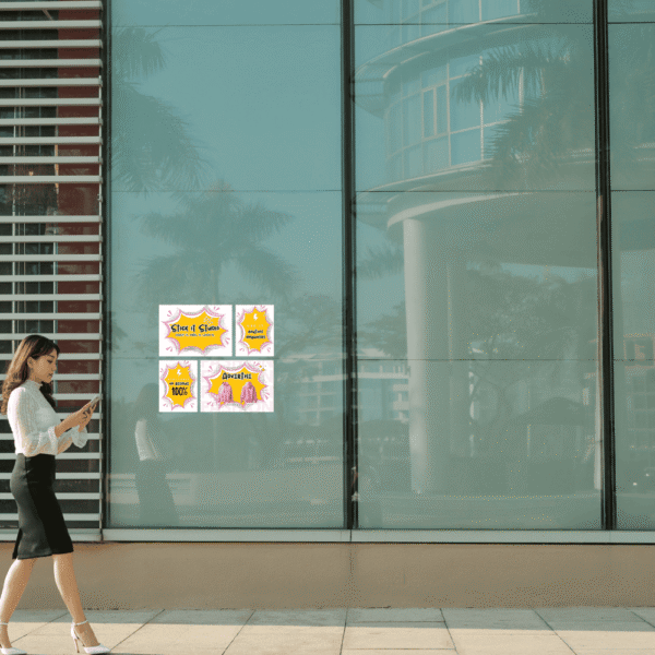 TheMagicTouch Sticker SPF 61 Verwijderbaar Wit Mat 3 TheMagicTouch Sticker SPF 61 Verwijderbaar Wit Mat - Afbeelding 3