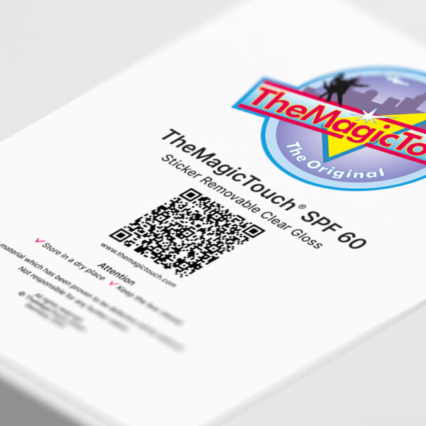 TheMagicTouch Sticker SPF 60 Verwijderbare Heldere Glans 1 TheMagicTouch Sticker SPF 60 Verwijderbare Heldere Glans