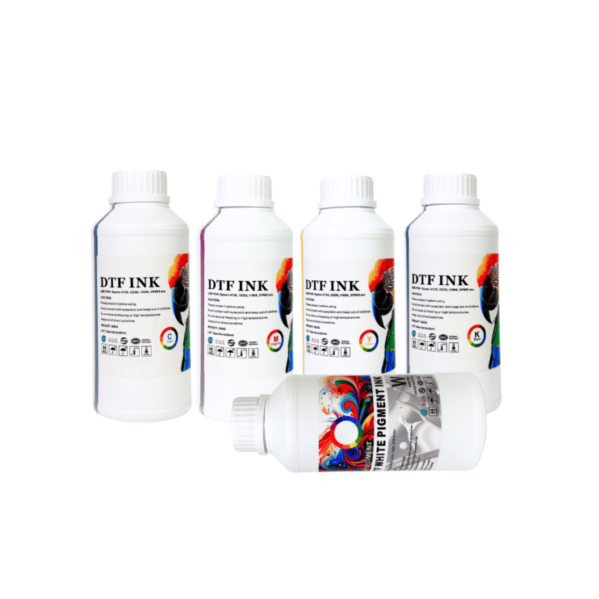 DTF Inkt Low Sediment Water Based 500 ml Set