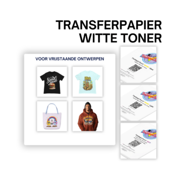 Startpakket Transferpapier witte toner