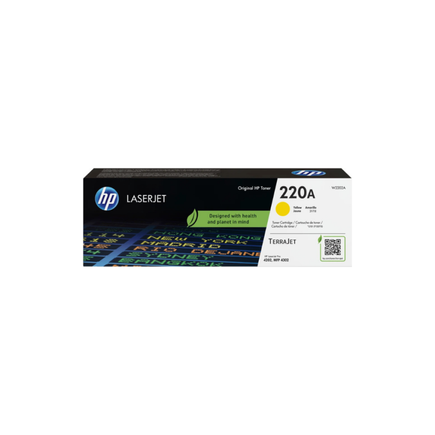 HP 220A originele LaserJet tonercartridge yellow