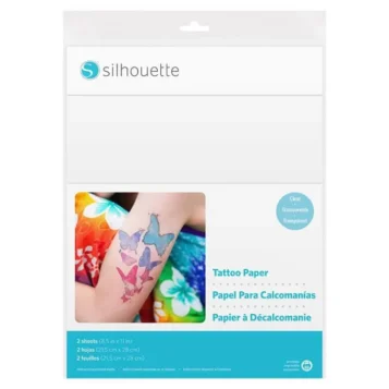 Silhouette Temporary Tattoo Paper